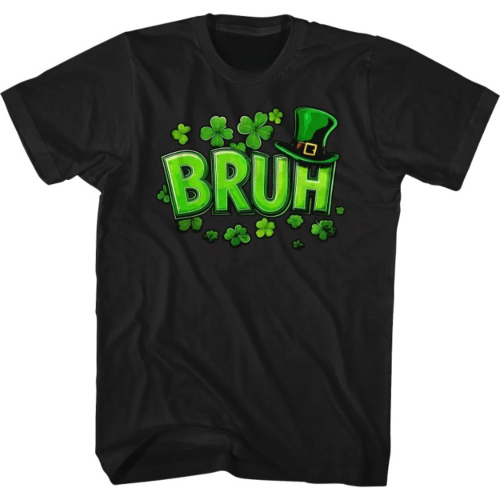Irish Bruh St Patricks Day Funny Drinking Unisex T-Shirt